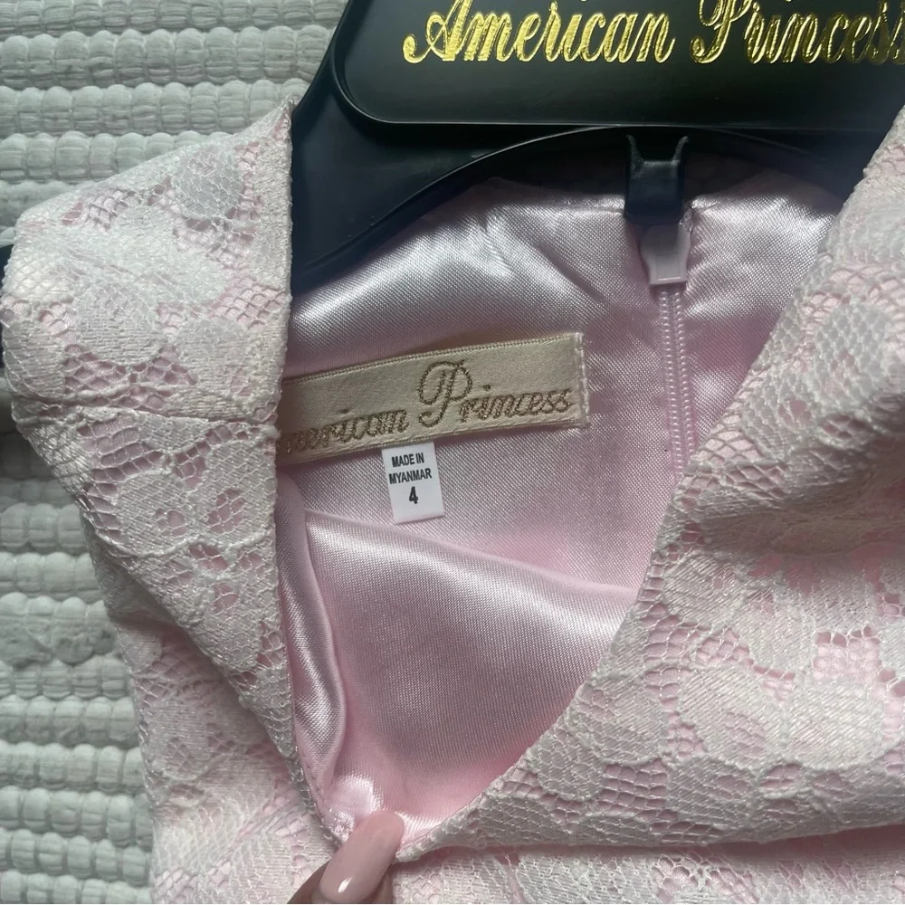 NWT Pink Formal Tulle Tiered Size 4 Dress
